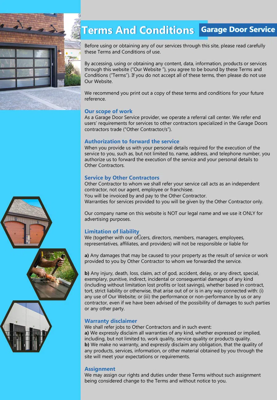 Capitol Garage Doors Melrose Park, IL 708-512-7049 - terms4